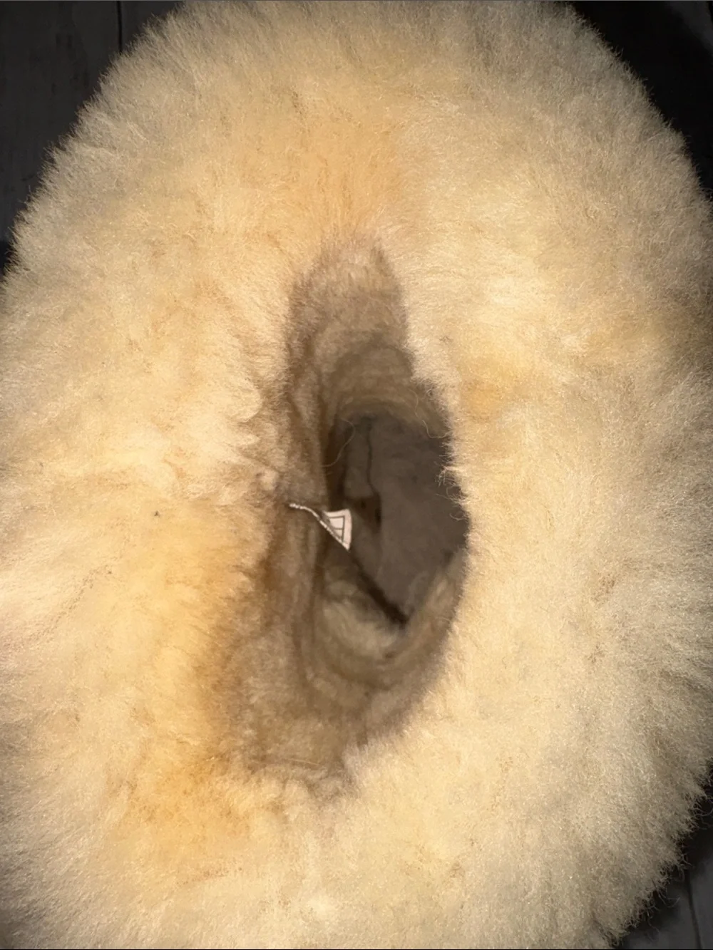 UGG Chestnut Shearling Cuff Short Winter Boots pre-owned size 9 women’s - Picture 5 of 9